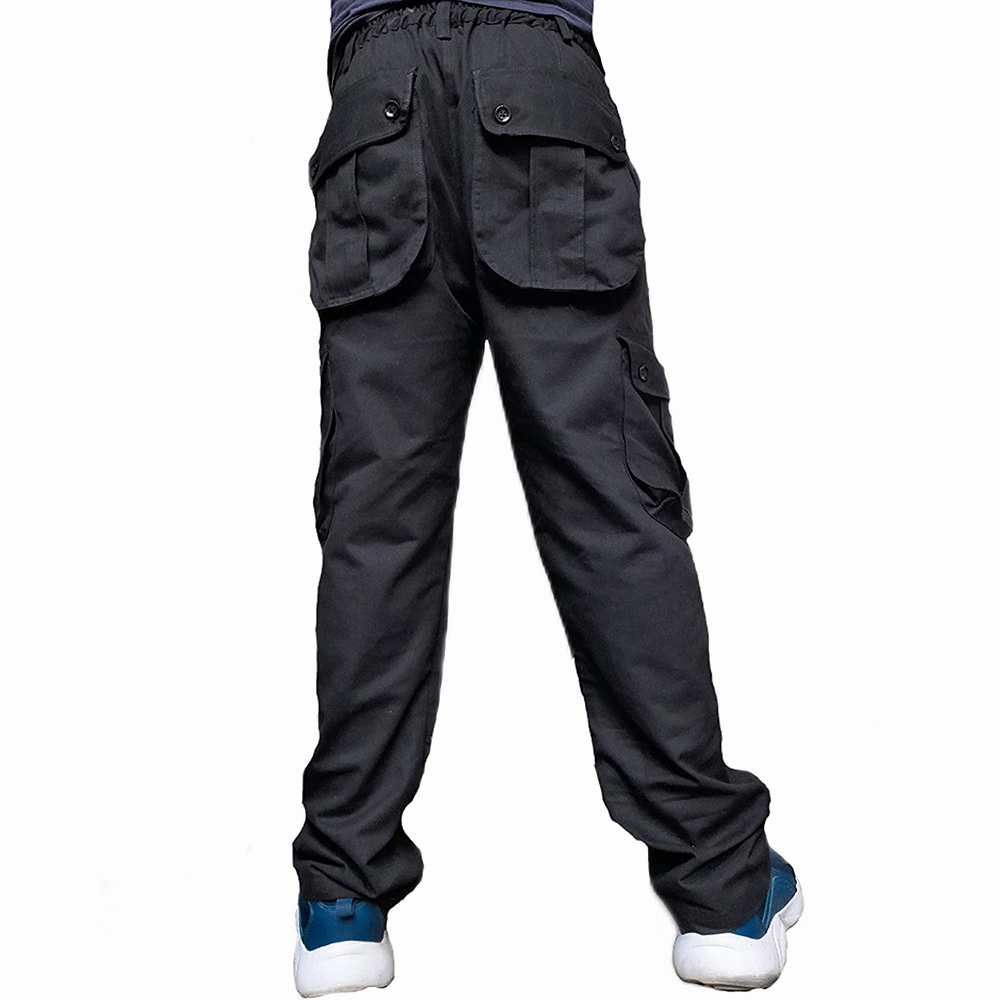 Hestic Sports Wear Mens Cargo Trousers Work Wear Cargo Pans With Side Pocket Full Pants Casual Men Hiking Pants Outdoors Trousers Cargo Pants
